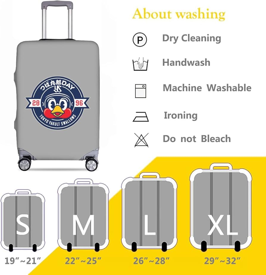 Amazon.co.jp: 東京ヤクルトスワローズ つば九郎 スーツケースカバー